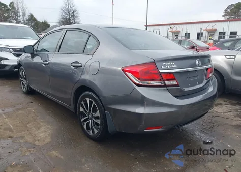 2014 Honda Civic Ex из США, поврежденный, VIN 19XFB2F84EE016505